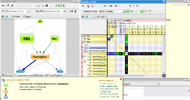 arch-1 - callers callees graph