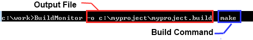 Command line with 2 arguments