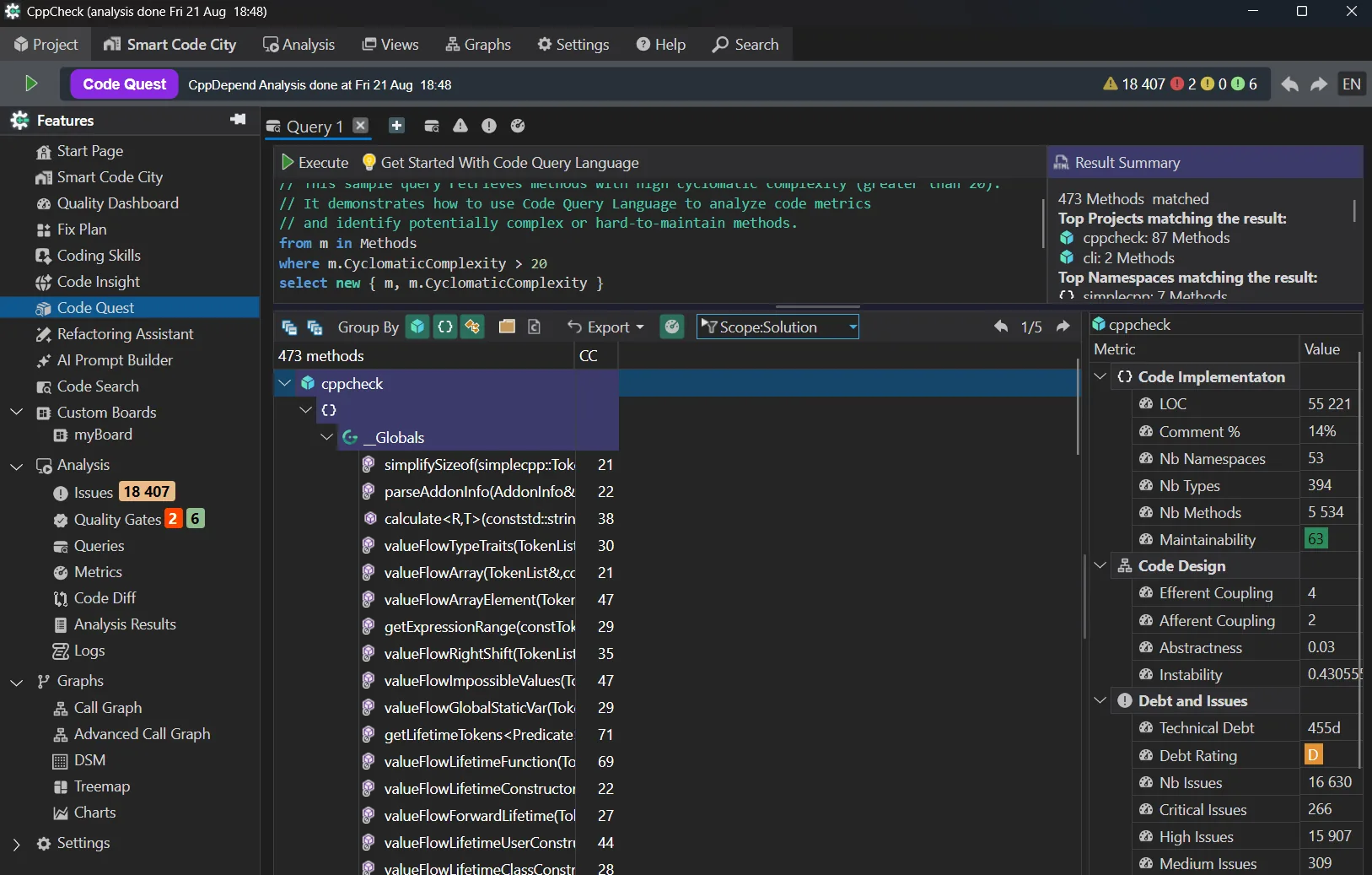 Code Quest: Fragen Sie Ihre Codebasis ab