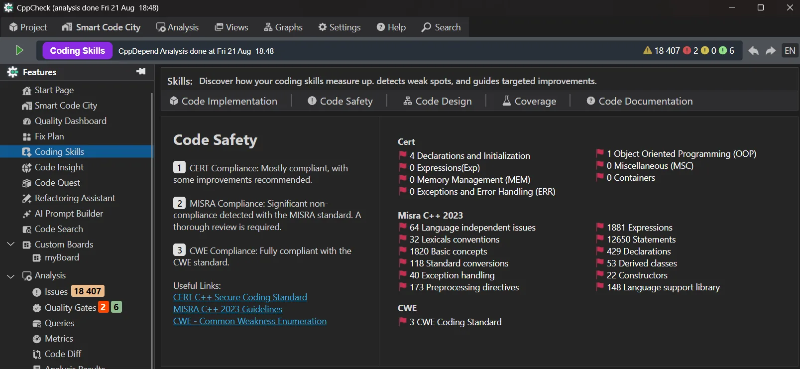 Codesicherheit – Coding Skills