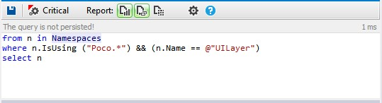 be warned when a linq query returns a result