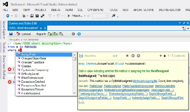 cqlinq query editor