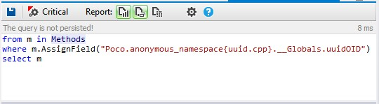 browse for methods with linq