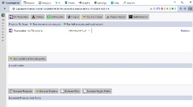 Dialog „Projekttypen“