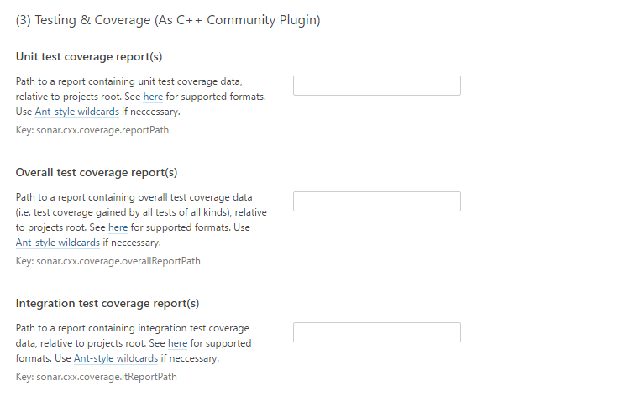 Code Coverage Configuration