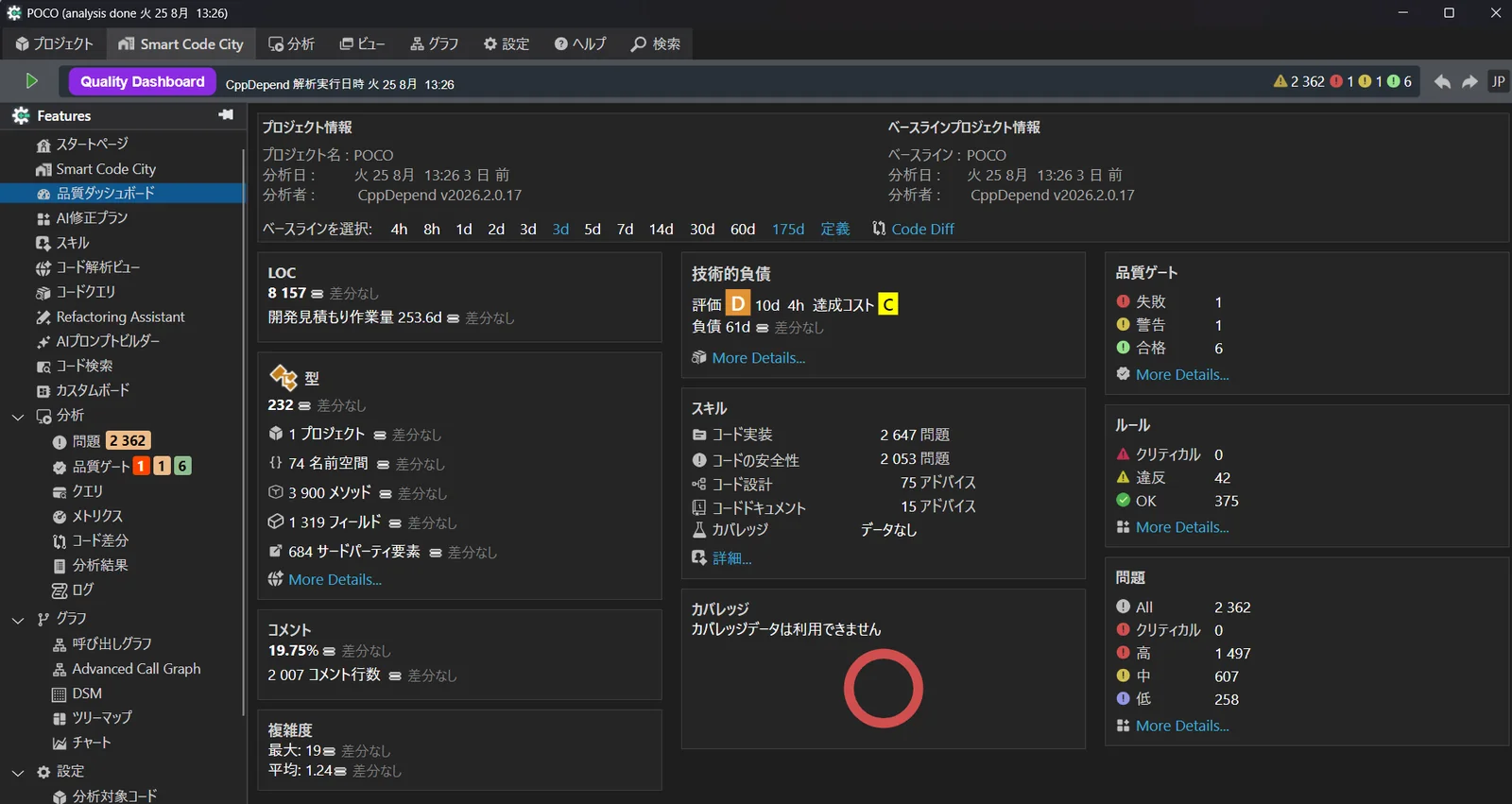 日本語UI — CppDepend