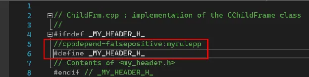 Add comment to exclude false positives