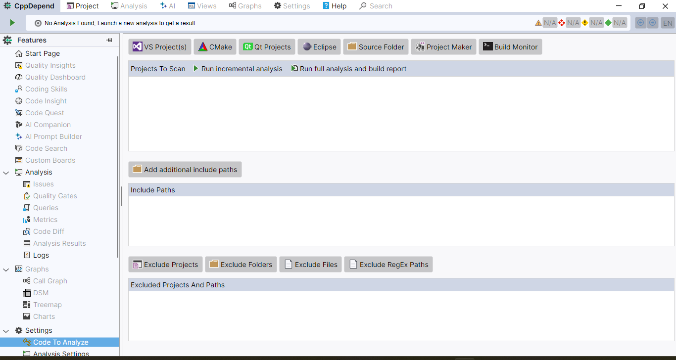 adding new C/C++ Project